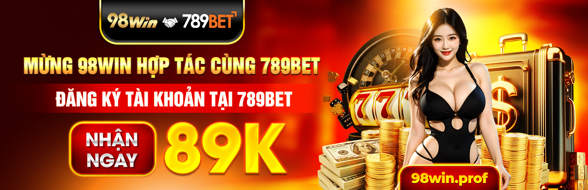 Mừng ngày 98win hợp tác cùng 789bet